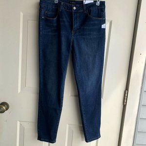 Tahari Rayon Denim Skinny Blue Jeans size 12
